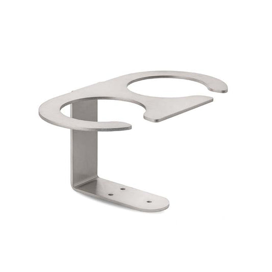 External shelf glass holder