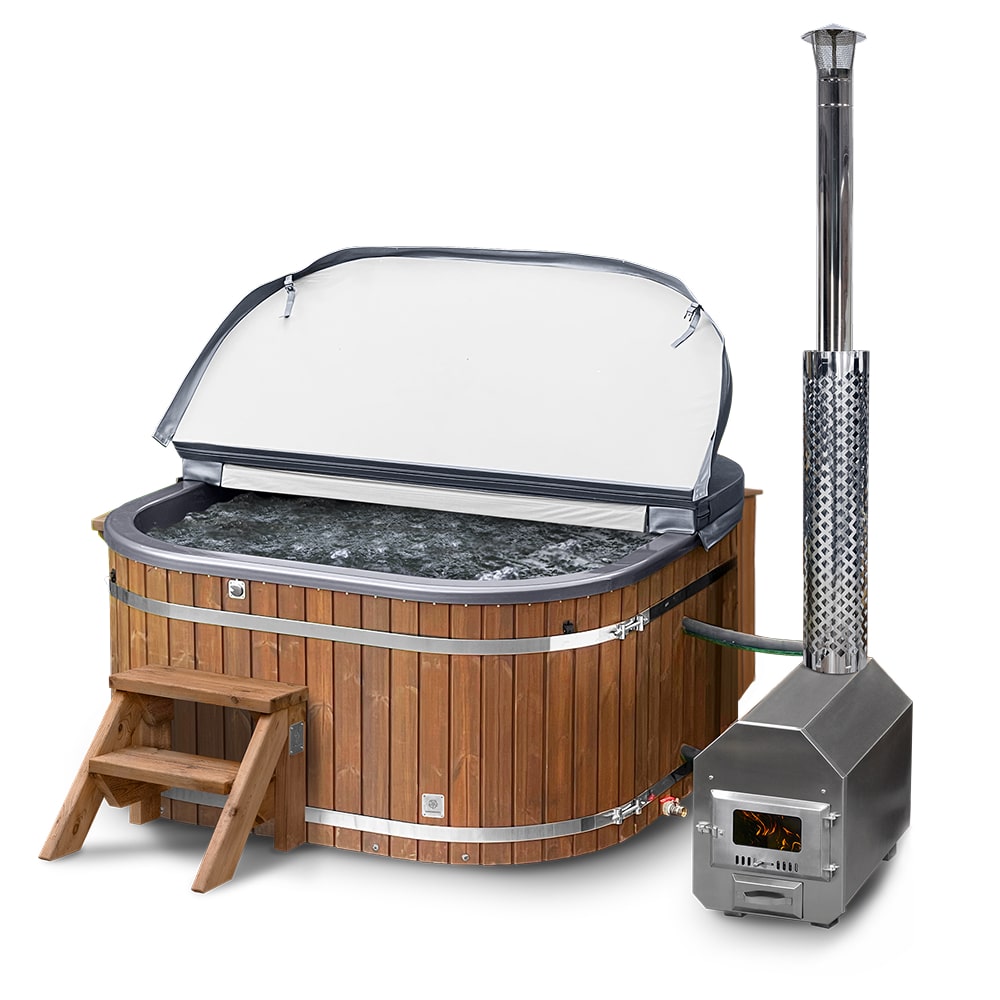 Oferta specjalna - Premium Square Hot Tub z filtrem piaskowym | Komfort | Metaliczny szary 6-8 | Wstępnie skonfigurowany | Zewnętrzny AISI 304