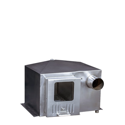 30 kW Integrated UKO Wellness Wood Fired Heater for Hot Tub | Stainless Steal AISI 304