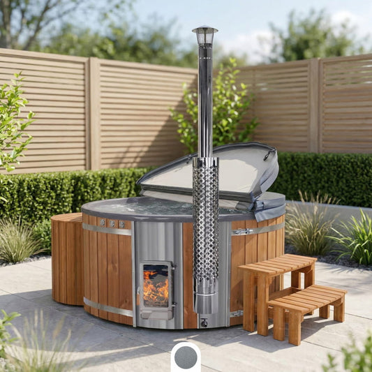 Whirlpool mit Verta™ Holzofen | Premium-Filter mit runder Box