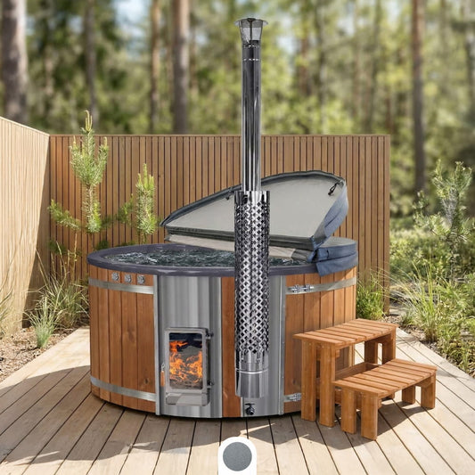 Whirlpool mit Verta™ Holzofen | Premium-Filter mit runder Box
