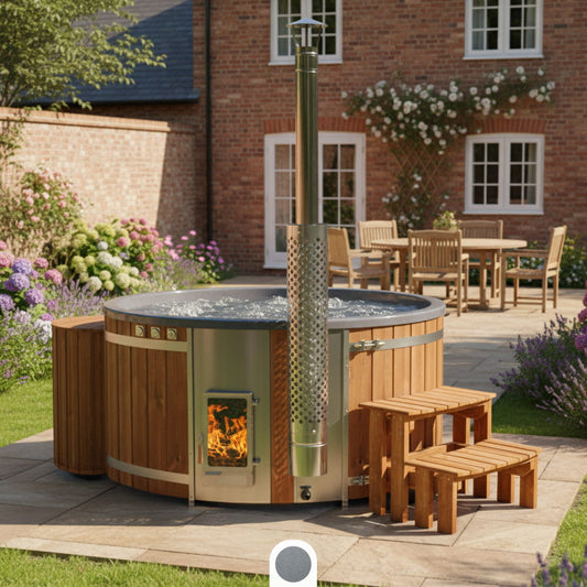 Whirlpool mit Verta™ Holzofen | Premium-Filter mit runder Box