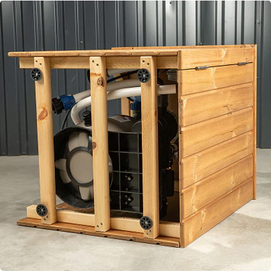 Premium sand filter bottom – an upside-down filter showing the legs and internal structure